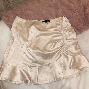 Satin Mini Skirt